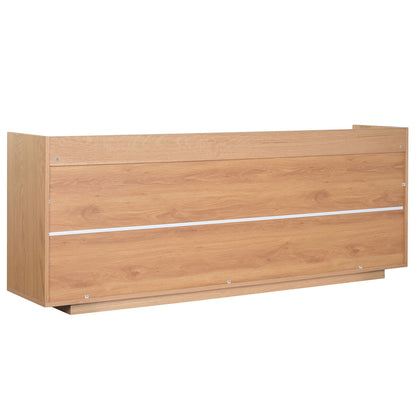 Skänk Home ESPRIT Naturell Trä MDF 200 X 40 X 75 CM finns hos Nordekko