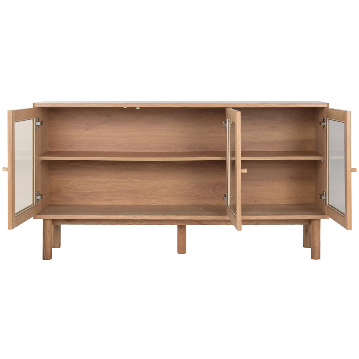 Skänk Home ESPRIT Glas Trä MDF 140 x 40 x 75 cm finns hos Nordekko