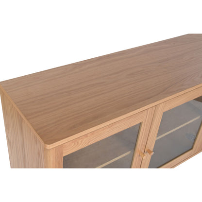 Skänk Home ESPRIT Glas Trä MDF 140 x 40 x 75 cm finns hos Nordekko
