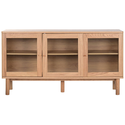 Skänk Home ESPRIT Glas Trä MDF 140 x 40 x 75 cm finns hos Nordekko
