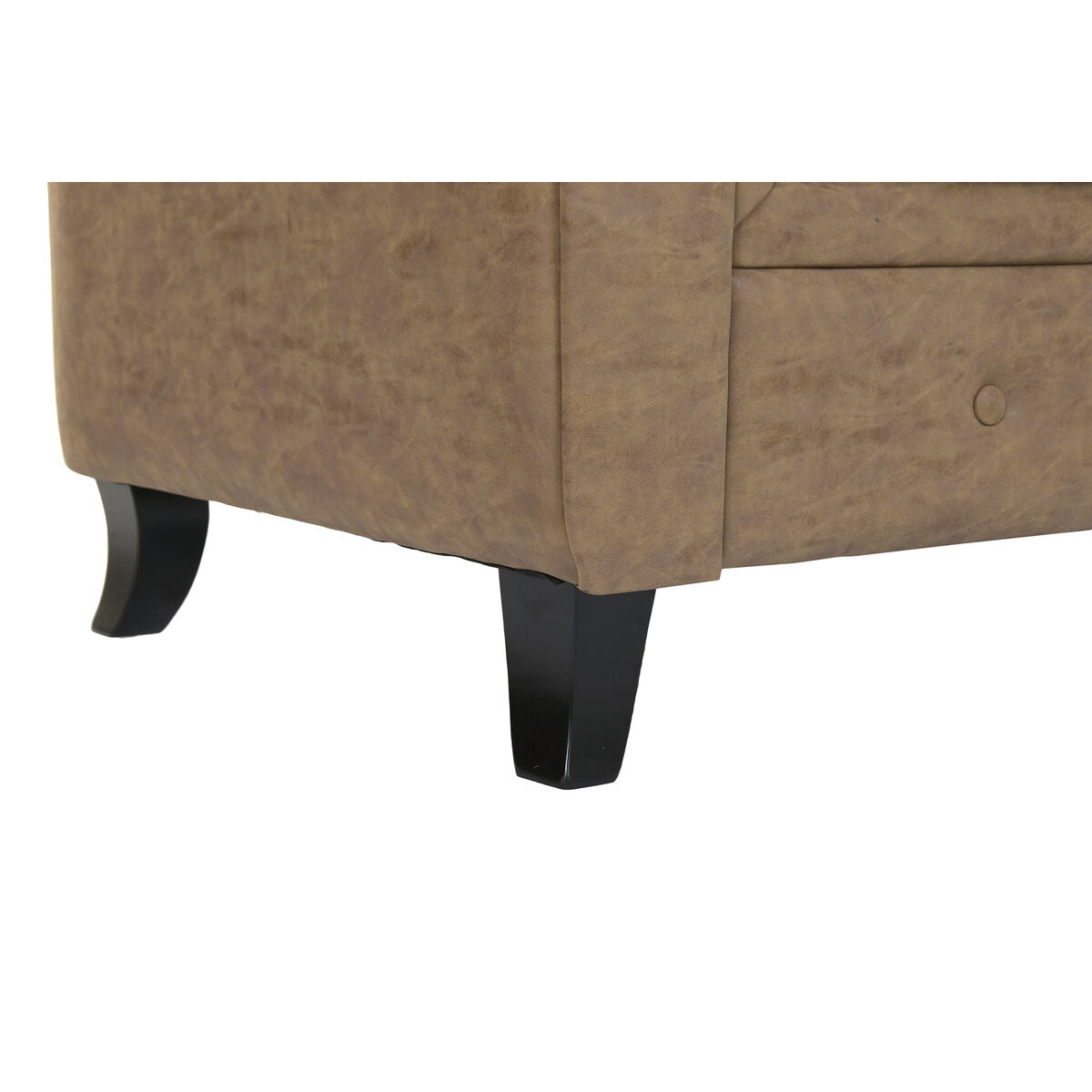 Soffa Home ESPRIT Brun Vintage 199 X 82 X 76 CM 196 X 81 X 76 CM finns hos Nordekko