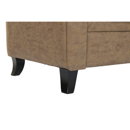 Soffa Home ESPRIT Brun Vintage 199 X 82 X 76 CM 196 X 81 X 76 CM finns hos Nordekko