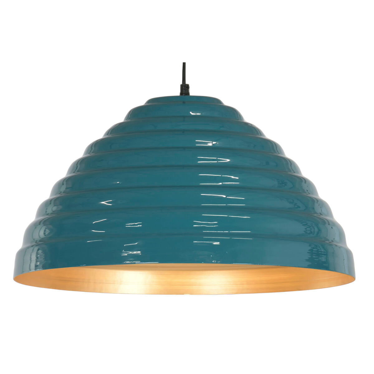 Taklampa Home ESPRIT Blå Metall Järn 50 W 50 x 50 x 28 cm finns hos Nordekko