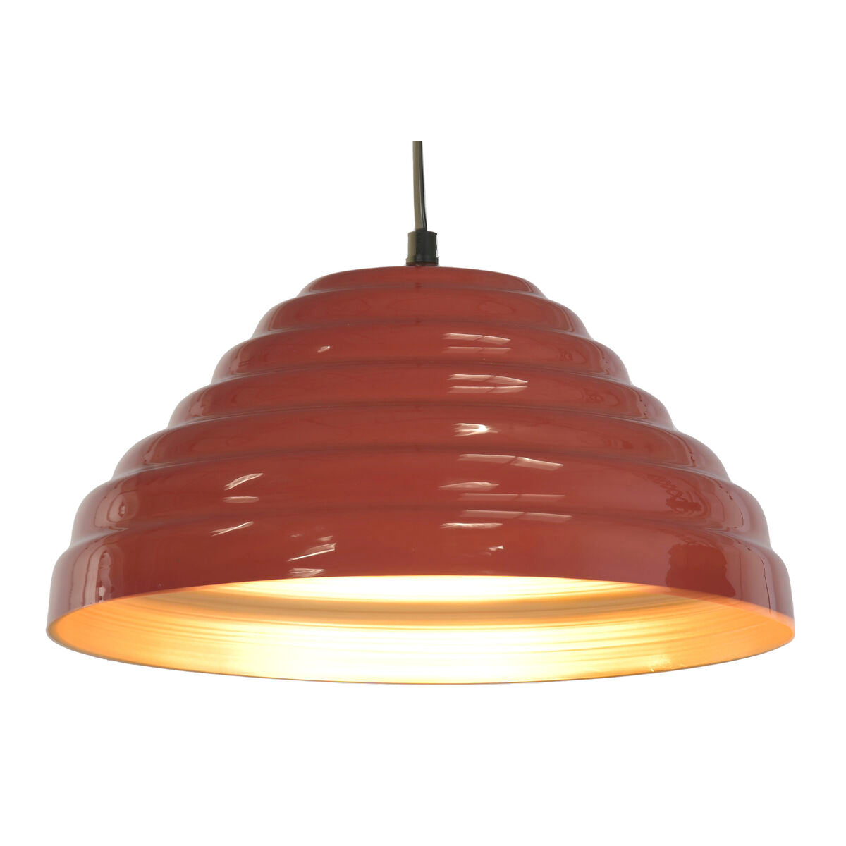 Taklampa Home ESPRIT Röd Metall Järn 50 W 35 x 35 x 17 cm finns hos Nordekko