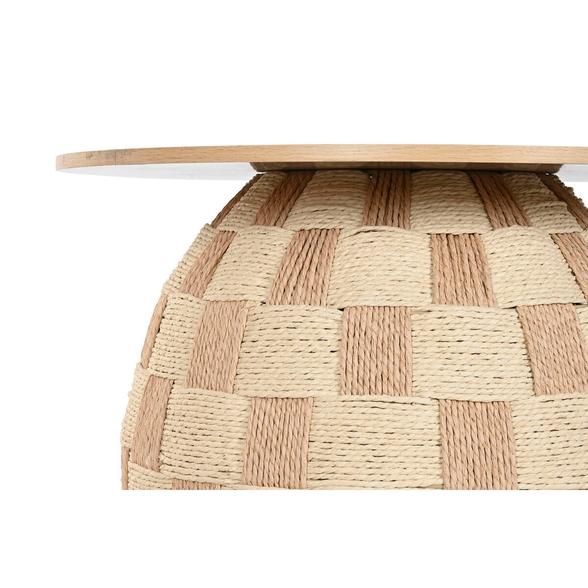 Sidobord Home ESPRIT Naturell 60 x 60 x 48 cm finns hos Nordekko
