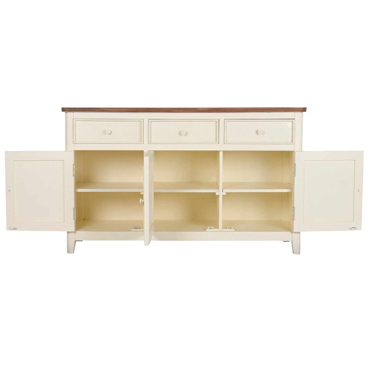 Skänk Home ESPRIT Kräm Mangoträ Trä MDF 150 x 45 x 90 cm finns hos Nordekko