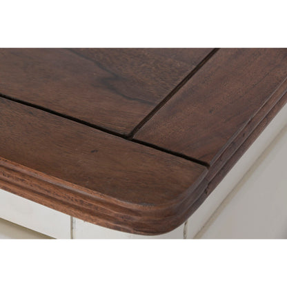 Skänk Home ESPRIT Kräm Mangoträ Trä MDF 150 x 45 x 90 cm finns hos Nordekko
