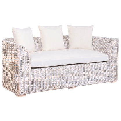 Soffa Home ESPRIT Vit Bali Avskalad 174 x 88 x 69 cm finns hos Nordekko