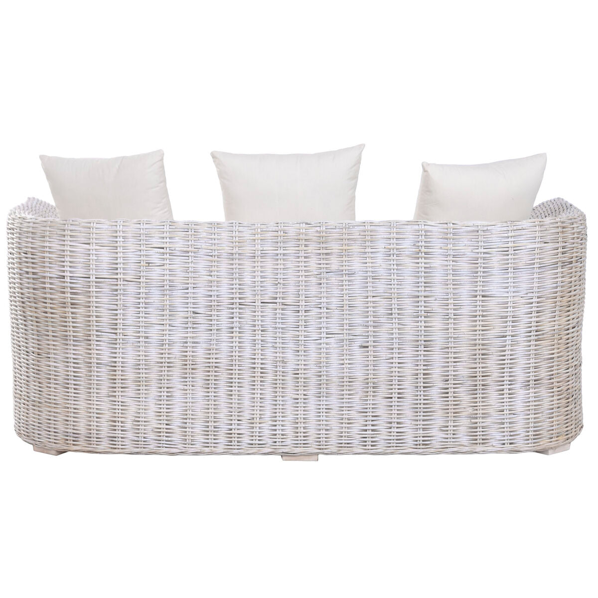 Soffa Home ESPRIT Vit Bali Avskalad 174 x 88 x 69 cm finns hos Nordekko