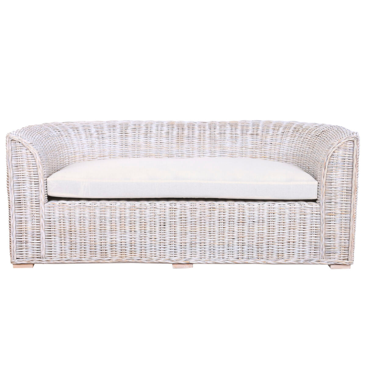 Soffa Home ESPRIT Vit Bali Avskalad 174 x 88 x 69 cm finns hos Nordekko