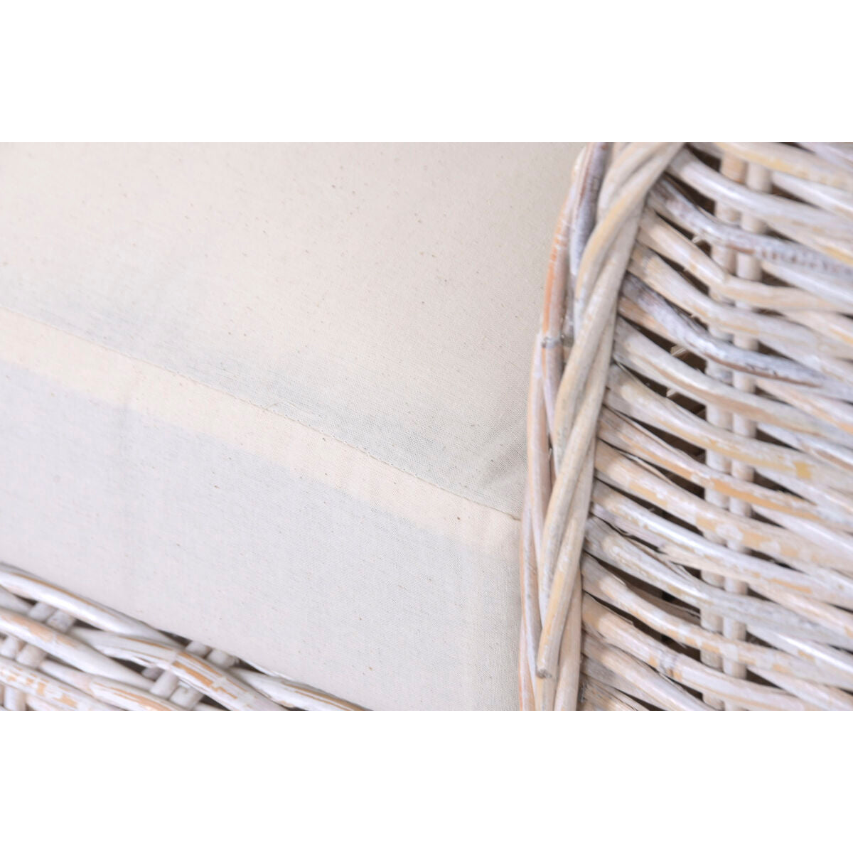 Soffa Home ESPRIT Vit Bali Avskalad 174 x 88 x 69 cm finns hos Nordekko