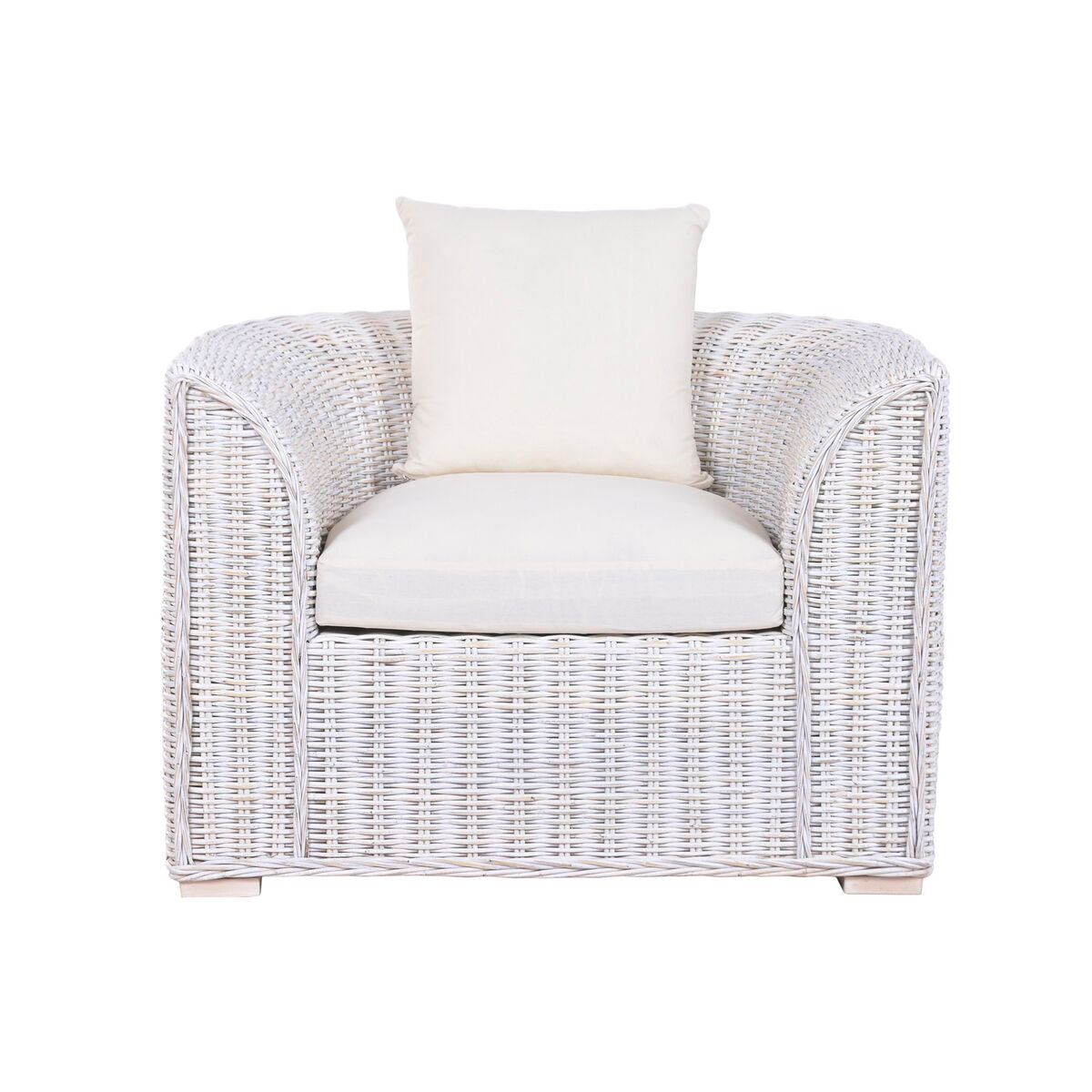 Fåtölj Home ESPRIT Vit 100 x 78 x 68 cm finns hos Nordekko