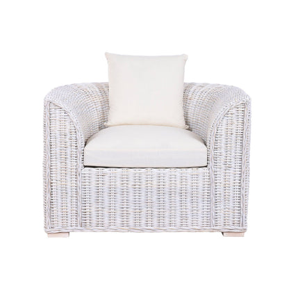 Fåtölj Home ESPRIT Vit 100 x 78 x 68 cm finns hos Nordekko