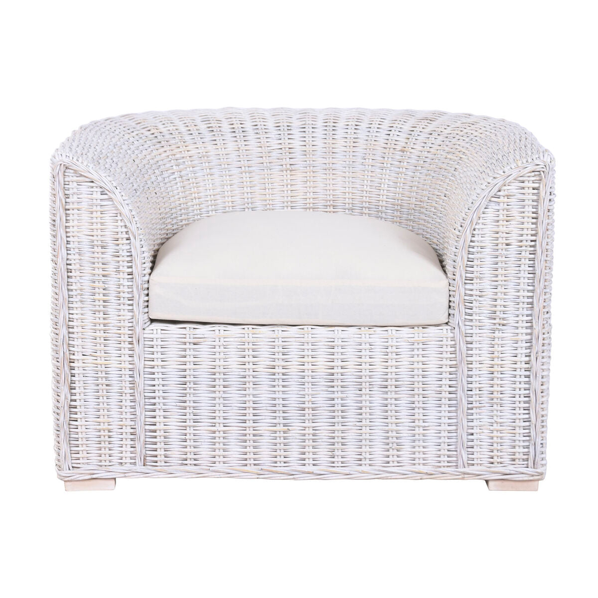 Fåtölj Home ESPRIT Vit 100 x 78 x 68 cm finns hos Nordekko