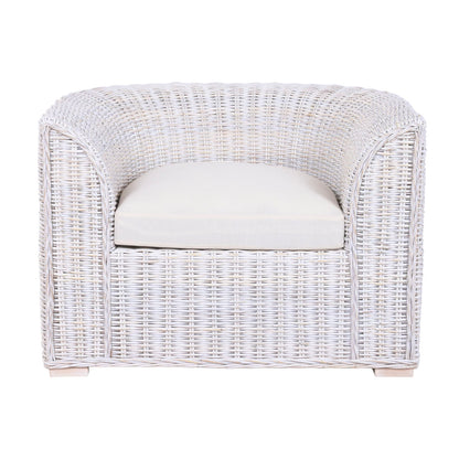 Fåtölj Home ESPRIT Vit 100 x 78 x 68 cm finns hos Nordekko