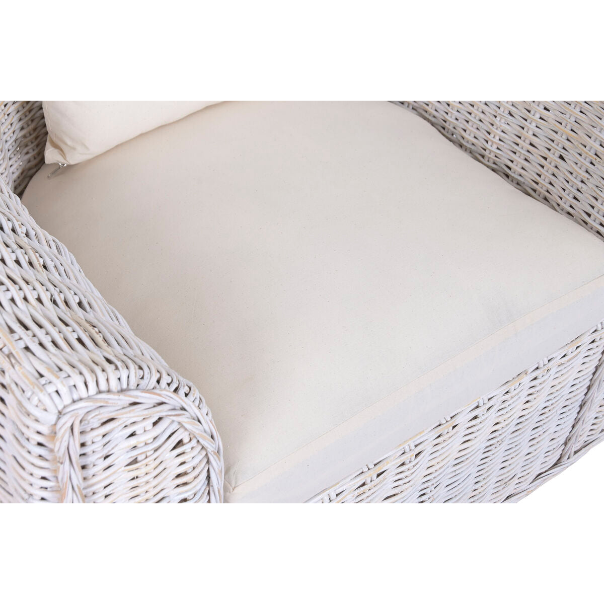 Fåtölj Home ESPRIT Vit 100 x 78 x 68 cm finns hos Nordekko