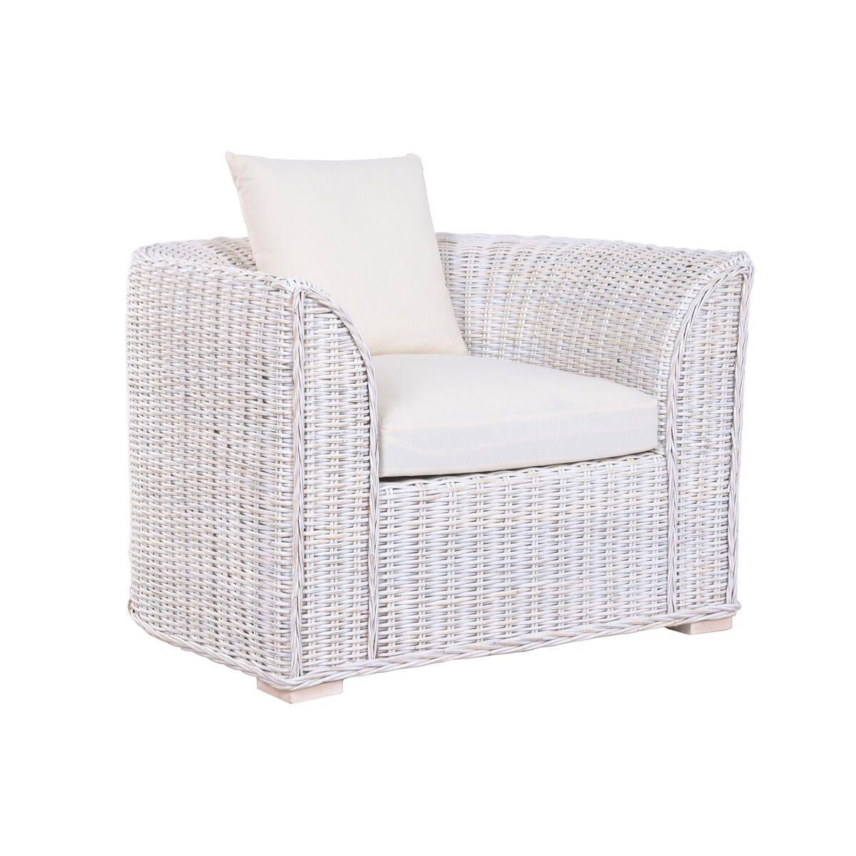 Fåtölj Home ESPRIT Vit 100 x 78 x 68 cm finns hos Nordekko
