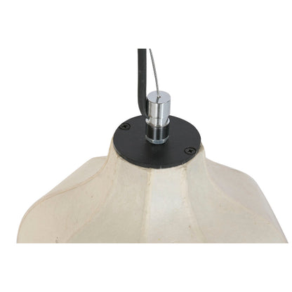 Taklampa Home ESPRIT Vit Naturell Papper Stål 50 X 50 X 60,6 CM finns hos Nordekko