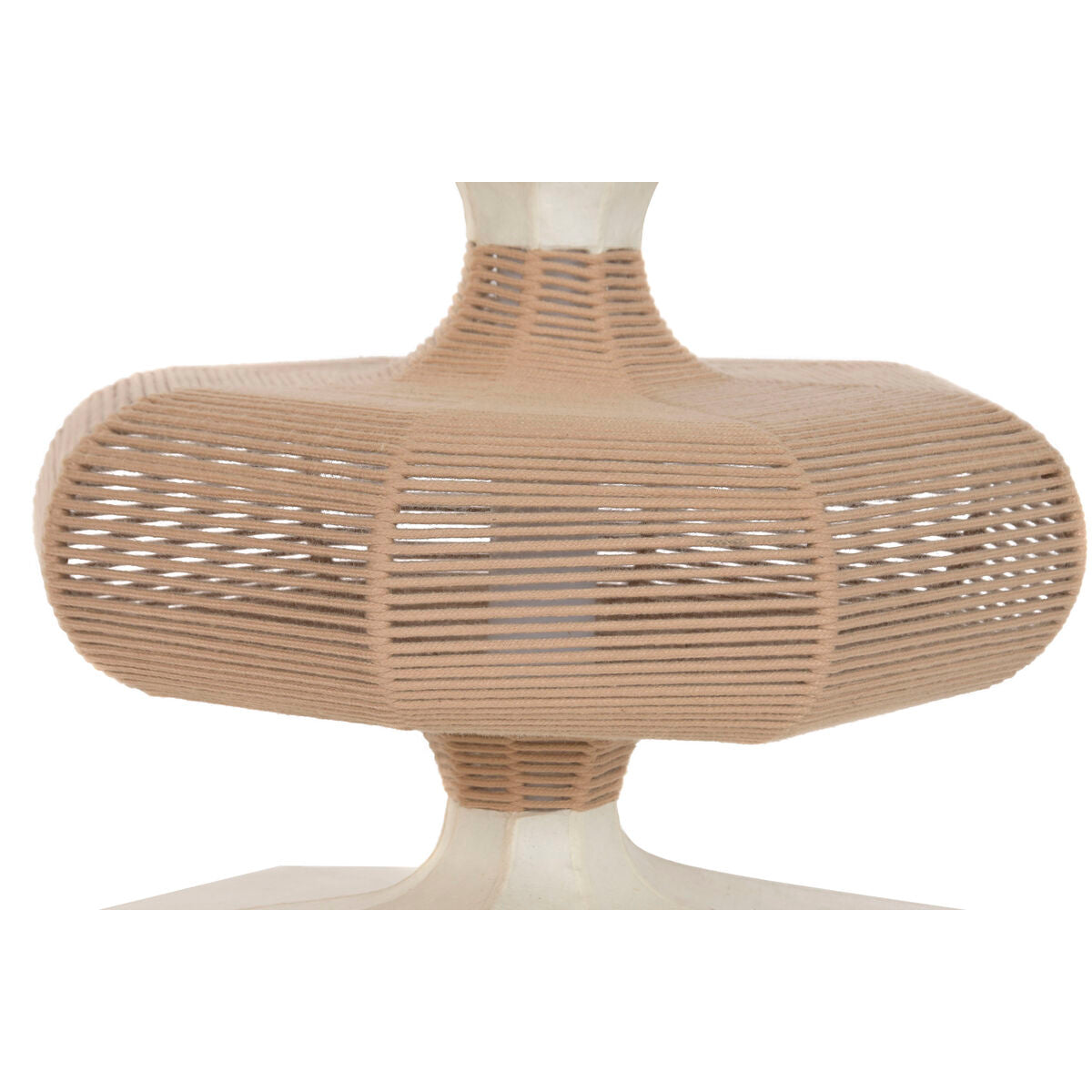 Taklampa Home ESPRIT Vit Naturell Papper Stål 50 X 50 X 60,6 CM finns hos Nordekko