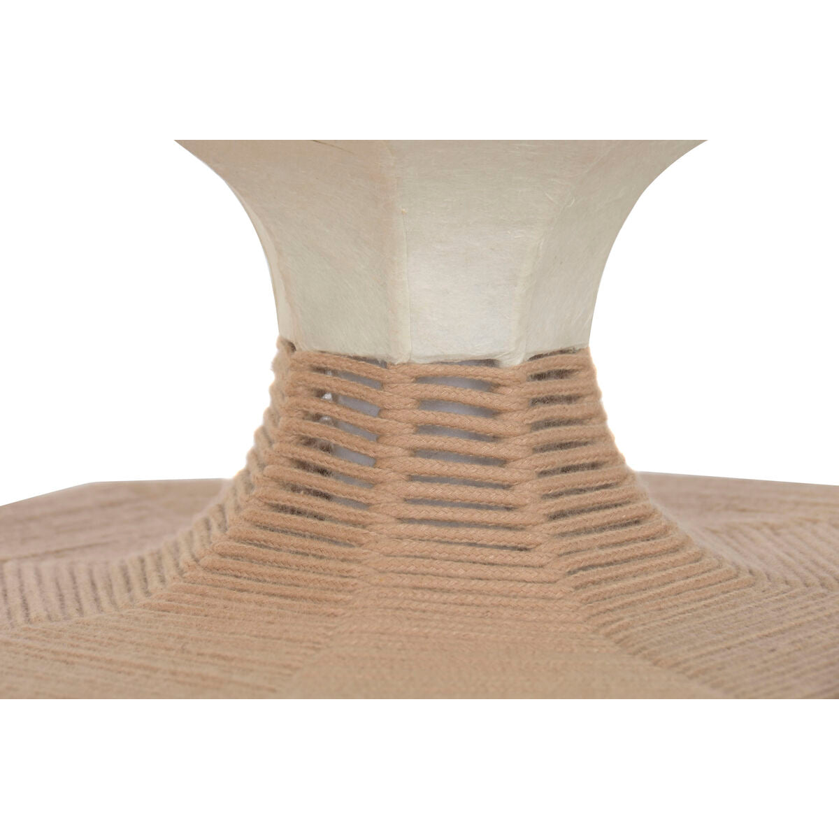 Taklampa Home ESPRIT Vit Naturell Papper Stål 50 X 50 X 60,6 CM finns hos Nordekko