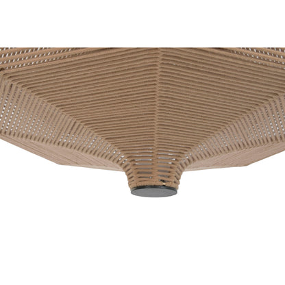 Taklampa Home ESPRIT Vit Naturell Papper Stål 50 X 50 X 40,6 CM finns hos Nordekko