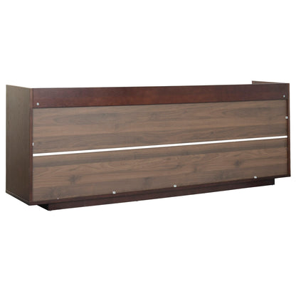 Skänk Home ESPRIT Mörkbrun Trä MDF 200 X 40 X 75 CM finns hos Nordekko