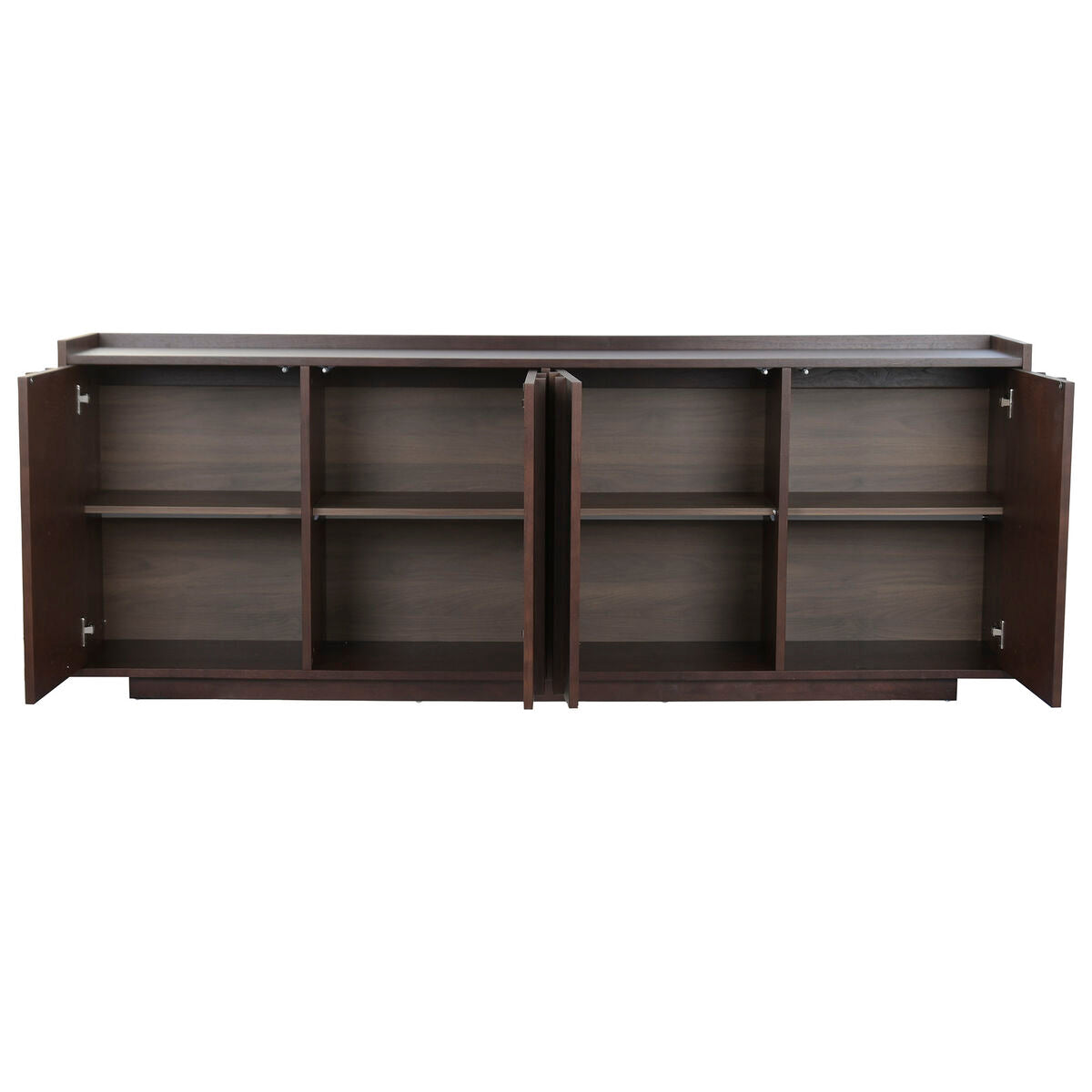 Skänk Home ESPRIT Mörkbrun Trä MDF 200 X 40 X 75 CM finns hos Nordekko