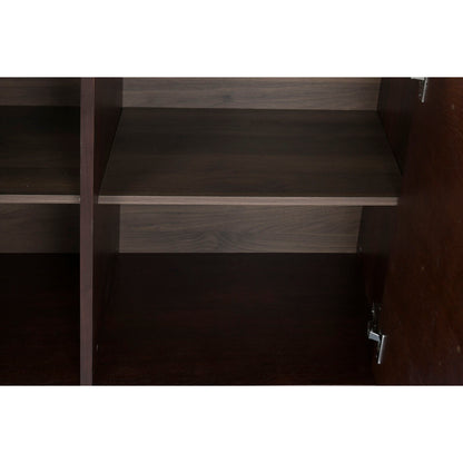 Skänk Home ESPRIT Mörkbrun Trä MDF 200 X 40 X 75 CM finns hos Nordekko
