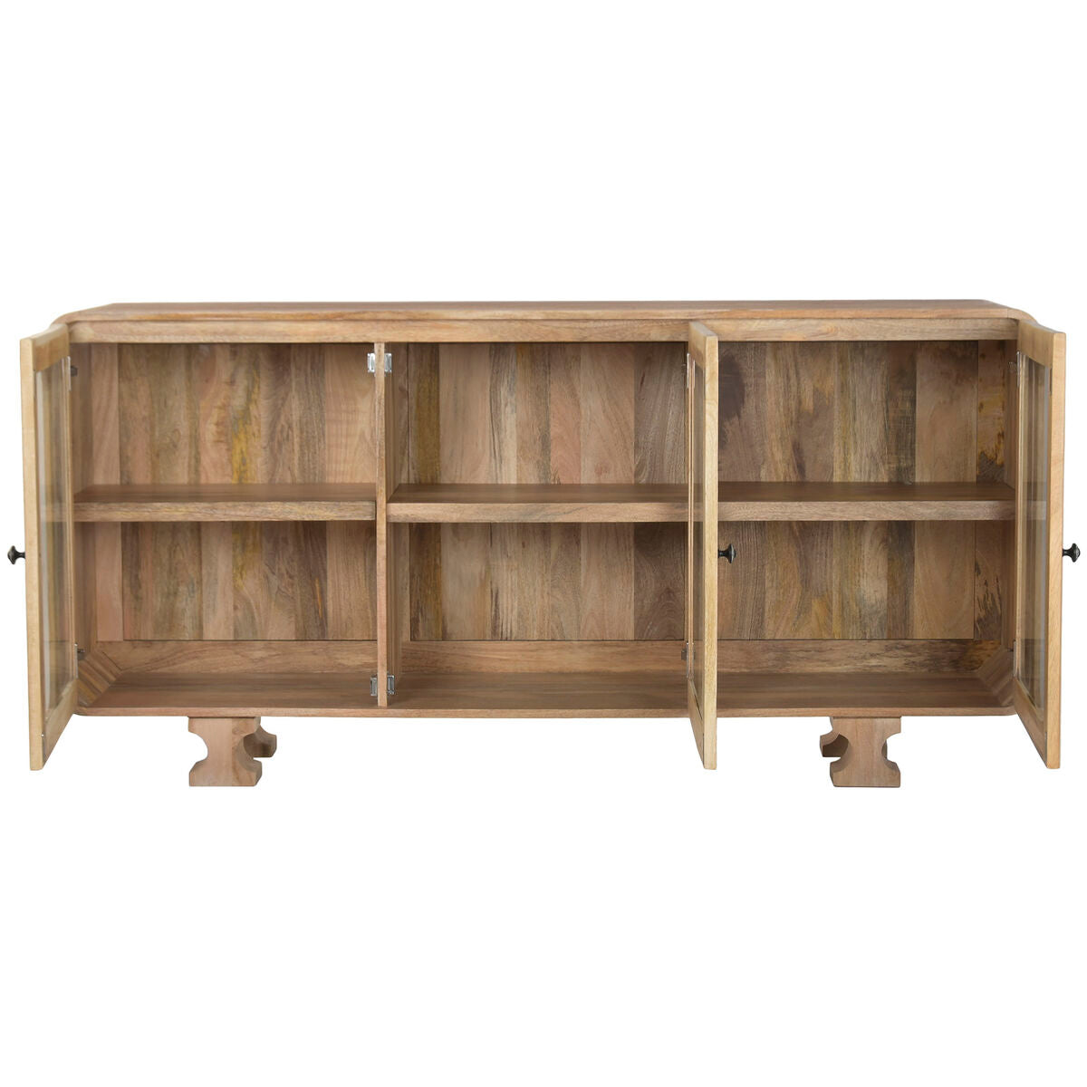 Skänk Home ESPRIT Glas Mangoträ 175 X 40 X 85 CM finns hos Nordekko