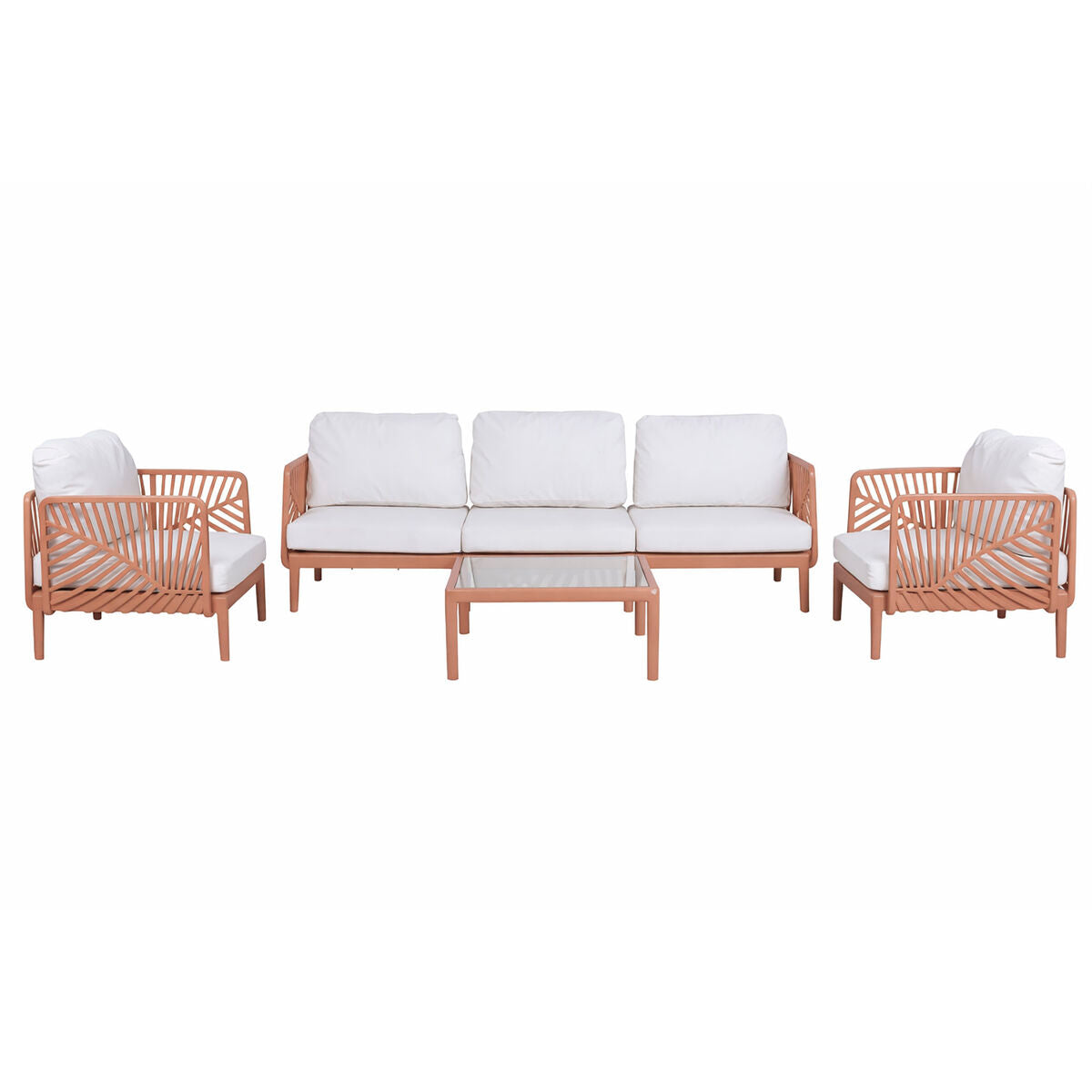Trädgårdssoffa Home ESPRIT Terrakota n 222 X 74 X 70 CM finns hos Nordekko