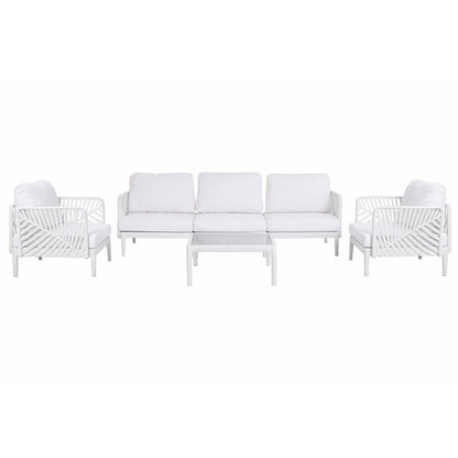 Trädgårdssoffa Home ESPRIT Kräm 222 X 74 X 70 CM finns hos Nordekko