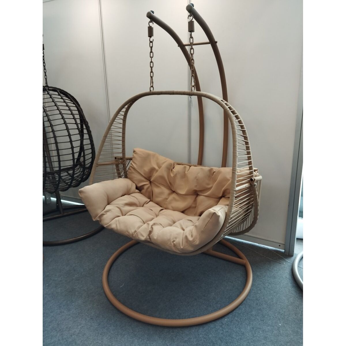 Trädgårdssoffa Home ESPRIT Ljusbrun 108 X 60 X 118 CM finns hos Nordekko