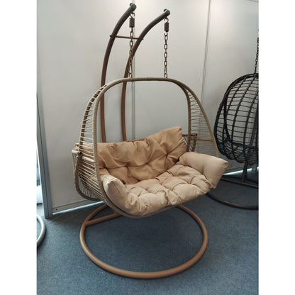 Trädgårdssoffa Home ESPRIT Ljusbrun 108 X 60 X 118 CM finns hos Nordekko