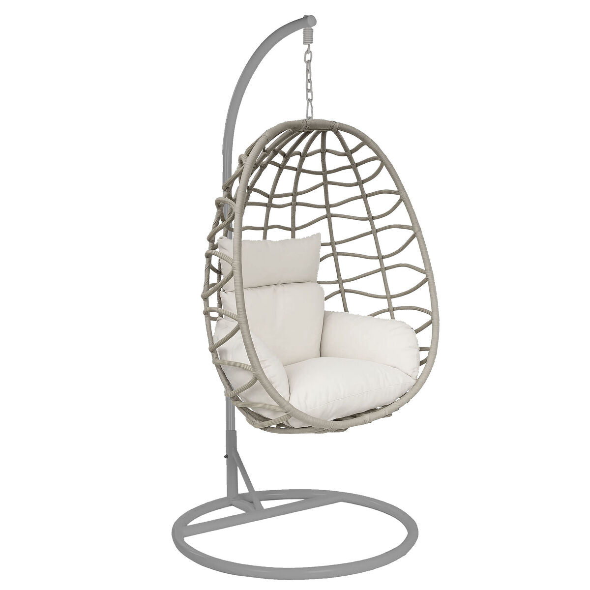 Trädgårdssoffa Home ESPRIT Kräm Ljusgrå 93 X 70 X 122 CM finns hos Nordekko