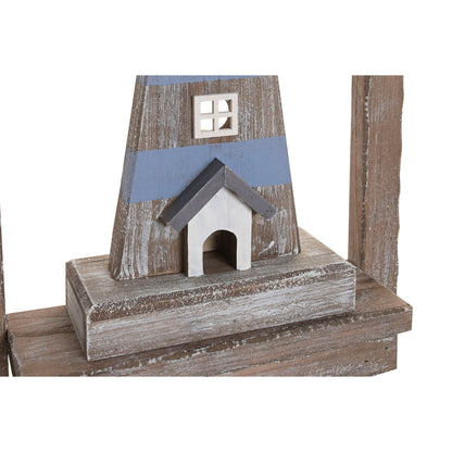 Väggdekoration Home ESPRIT Trä MDF 30 x 8 x 50 cm (2) finns hos Nordekko