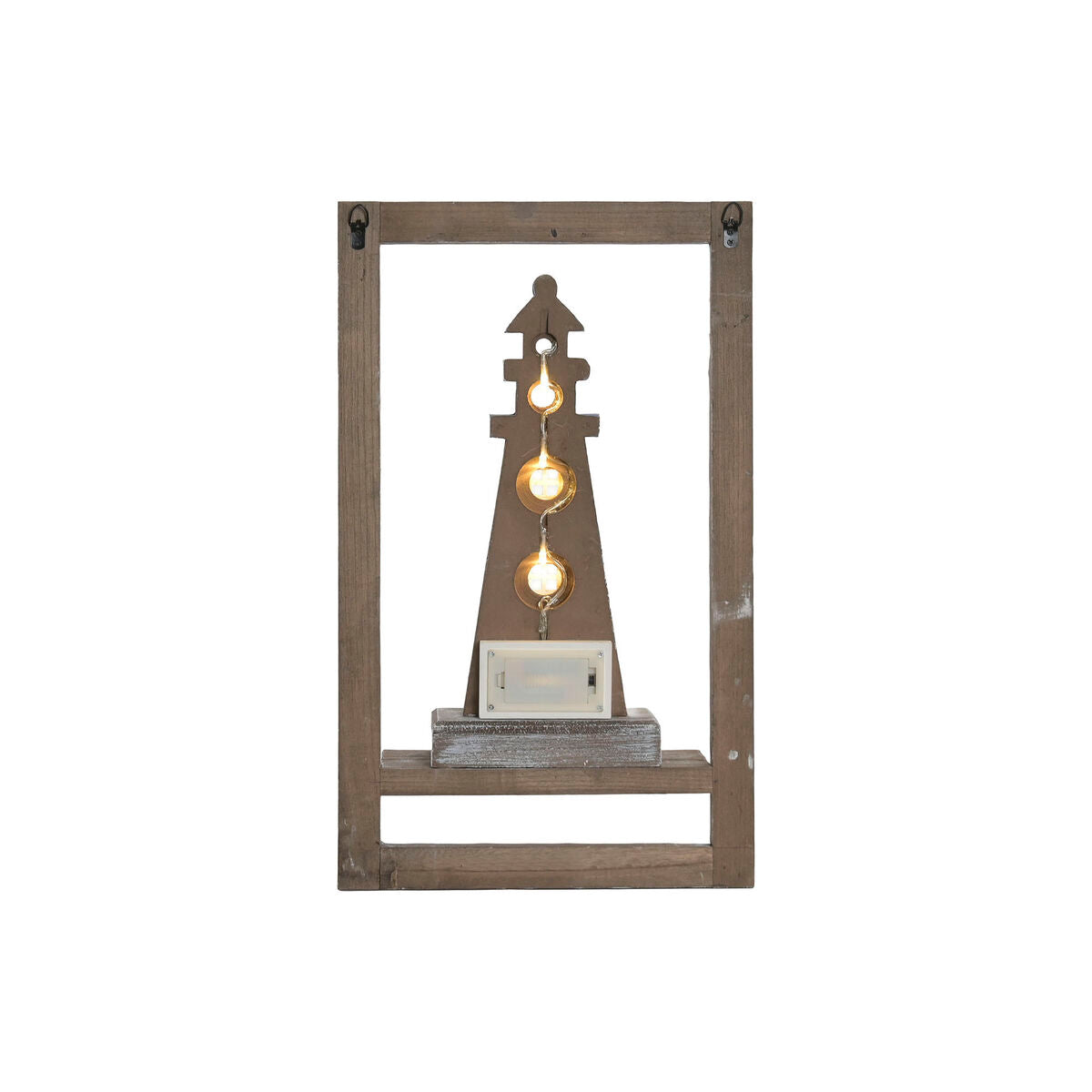 Väggdekoration Home ESPRIT Trä MDF 30 x 8 x 50 cm (2) finns hos Nordekko