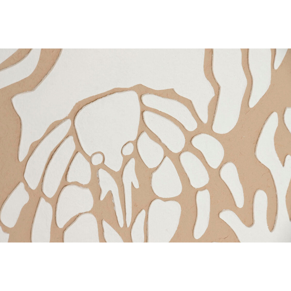 Tavla Home ESPRIT Vit Naturell Snäckor Medelhavs 50 x 3 x 50 cm (4 antal) finns hos Nordekko