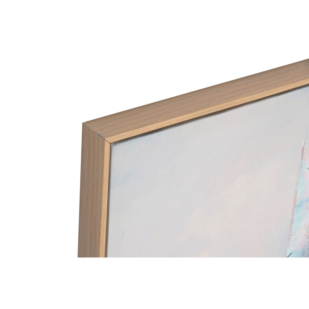 Tavla Home ESPRIT Vit Turkos Segelbåtar Medelhavs 120 x 3,8 x 60 cm (2 antal) finns hos Nordekko