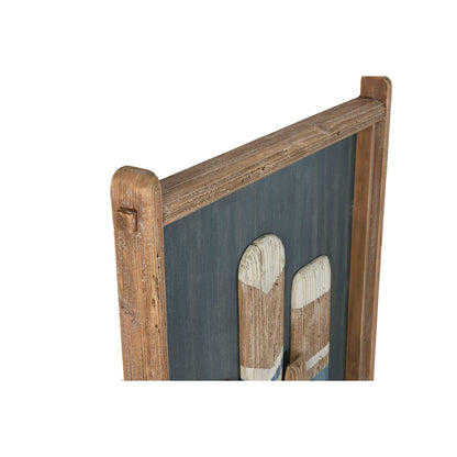 Väggdekoration Home ESPRIT Återvunnet Trä 54 X 4,5 X 120 CM finns hos Nordekko