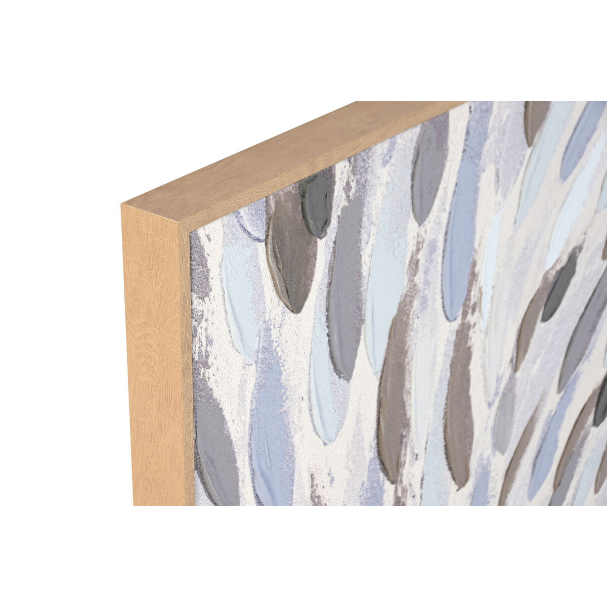 Tavla Home ESPRIT Blå Vit Spiraler 82,5 X 3 X 102,5 CM (2 antal) finns hos Nordekko