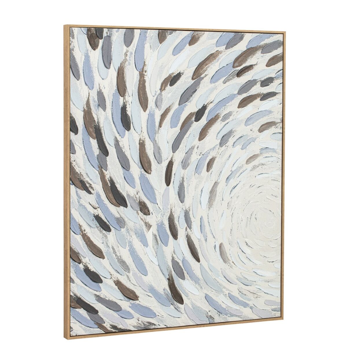 Tavla Home ESPRIT Blå Vit Spiraler 82,5 X 3 X 102,5 CM (2 antal) finns hos Nordekko