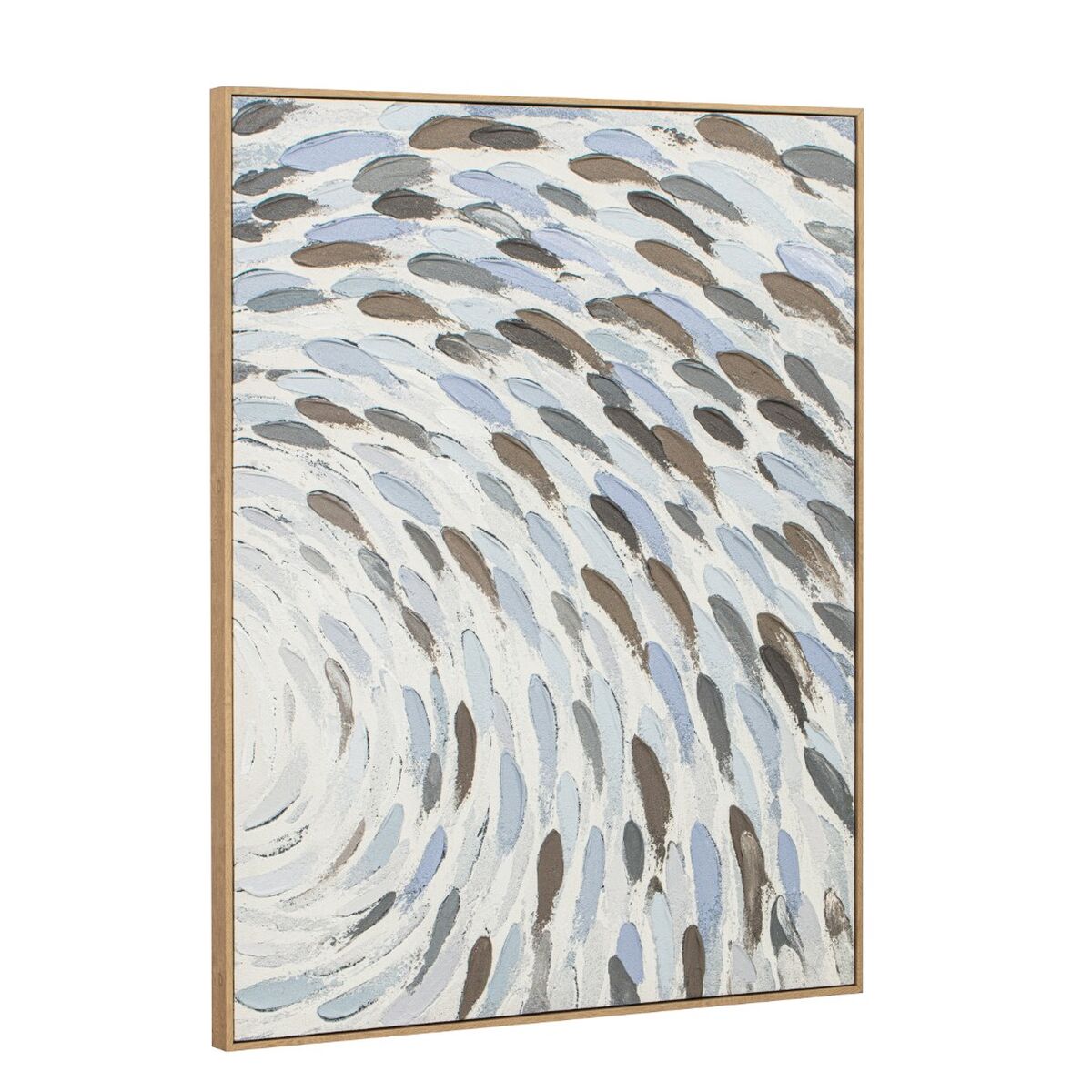 Tavla Home ESPRIT Blå Vit Spiraler 82,5 X 3 X 102,5 CM (2 antal) finns hos Nordekko