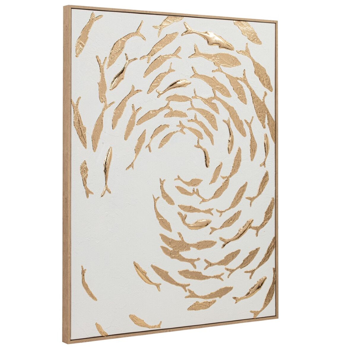 Tavla Home ESPRIT Vit Gyllene Spiraler Medelhavs 82,5 X 3 X 102,5 CM (2 antal) finns hos Nordekko
