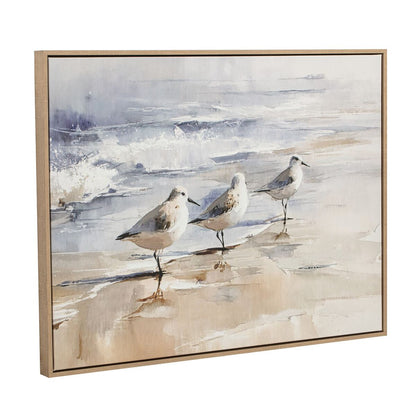 Tavla Home ESPRIT Strand Medelhavs Med relief 80 x 2,5 x 60 cm (2 antal) finns hos Nordekko