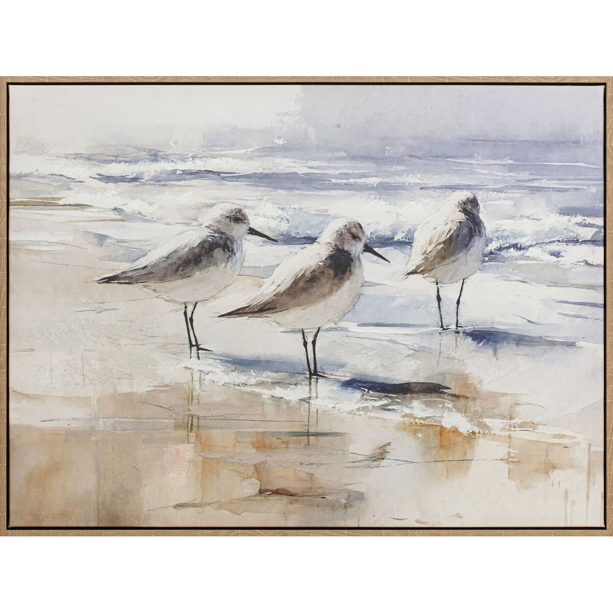 Tavla Home ESPRIT Strand Medelhavs Med relief 80 x 2,5 x 60 cm (2 antal) finns hos Nordekko