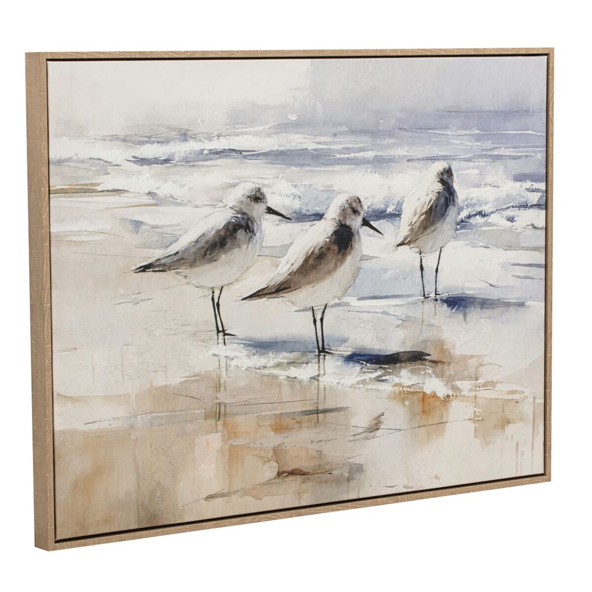 Tavla Home ESPRIT Strand Medelhavs Med relief 80 x 2,5 x 60 cm (2 antal) finns hos Nordekko