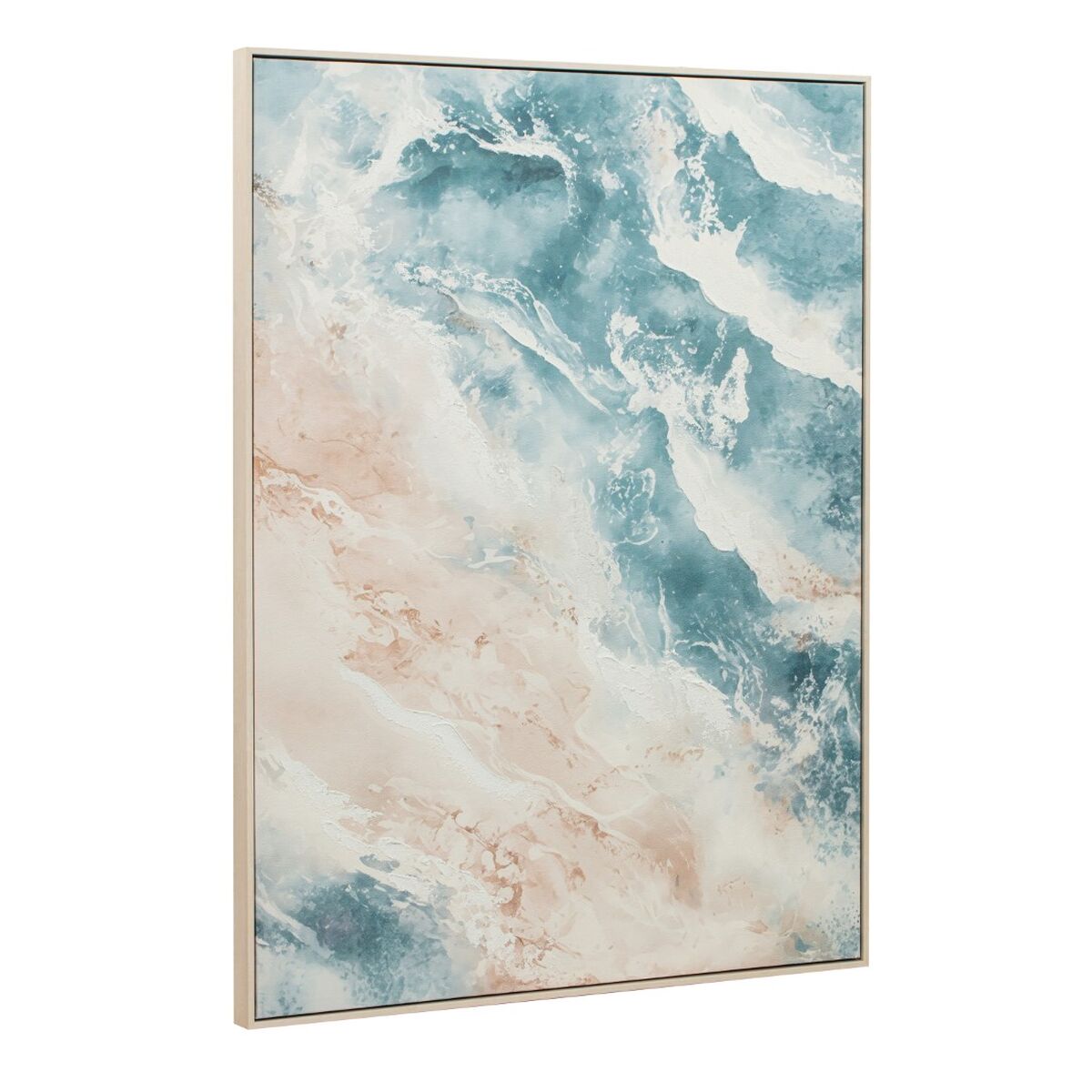Tavla Home ESPRIT Blå Strand Medelhavs Med relief 90 X 3,2 X 120 CM (2 antal) finns hos Nordekko