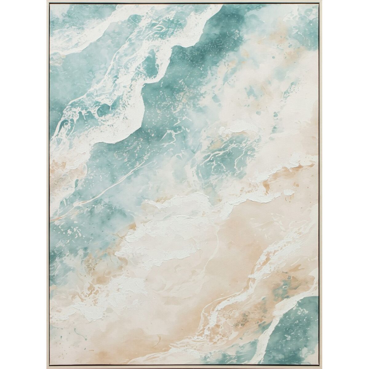 Tavla Home ESPRIT Blå Strand Medelhavs Med relief 90 X 3,2 X 120 CM (2 antal) finns hos Nordekko