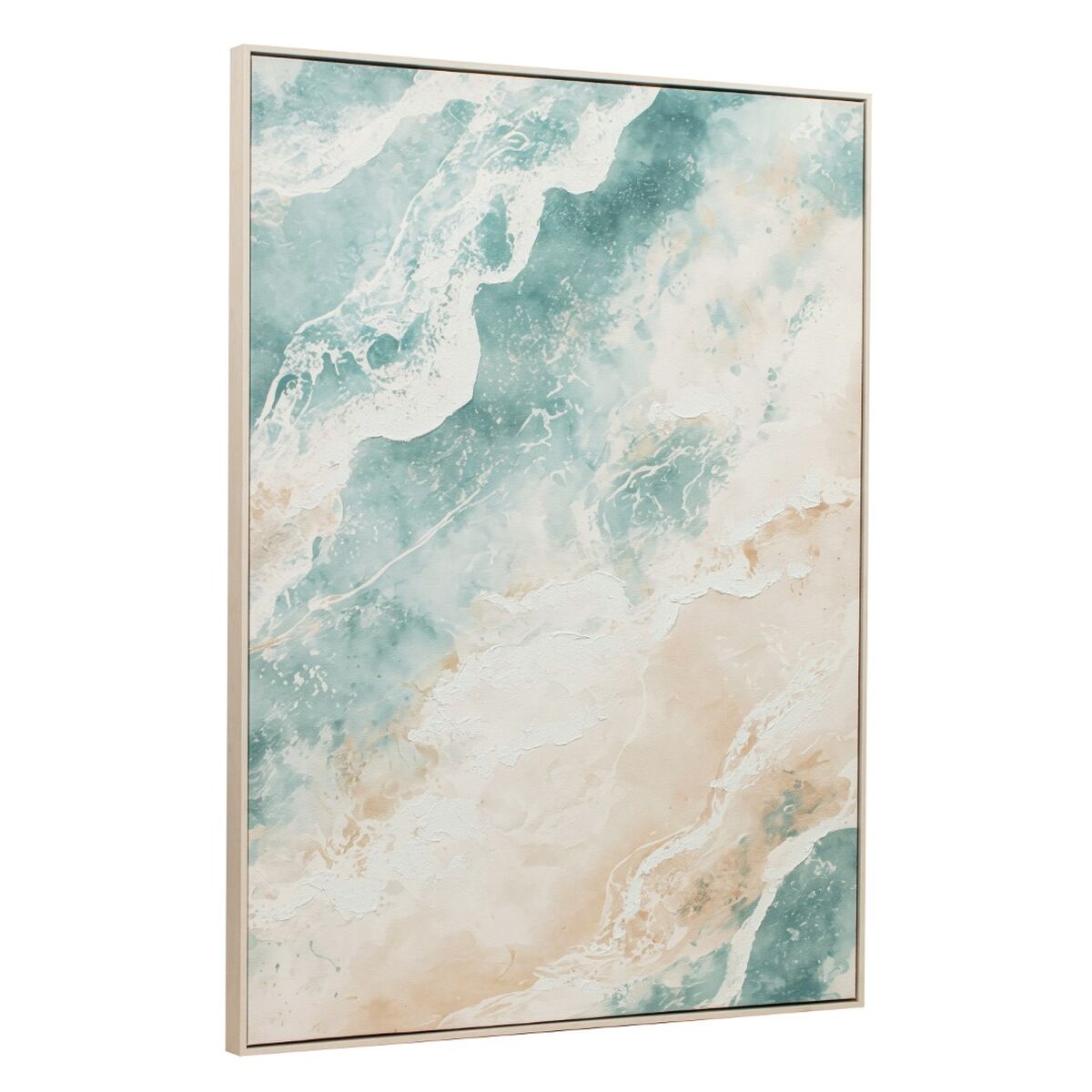 Tavla Home ESPRIT Blå Strand Medelhavs Med relief 90 X 3,2 X 120 CM (2 antal) finns hos Nordekko