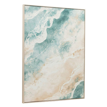 Tavla Home ESPRIT Blå Strand Medelhavs Med relief 90 X 3,2 X 120 CM (2 antal) finns hos Nordekko